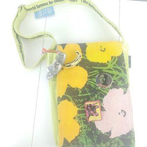 Loop Bags Andy Warhol Canvas Messenger Bag Rare Multicolor New with Tags